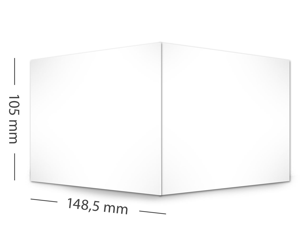 Klappkarte DIN A6 quer
